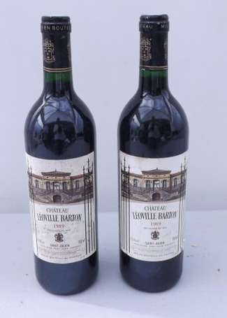 2 Bt Château Léoville Barton Saint Julien 1989 