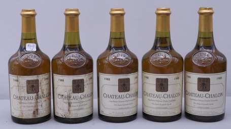 5 Bt Château-Chalon Vin jaune de grande garde 1988