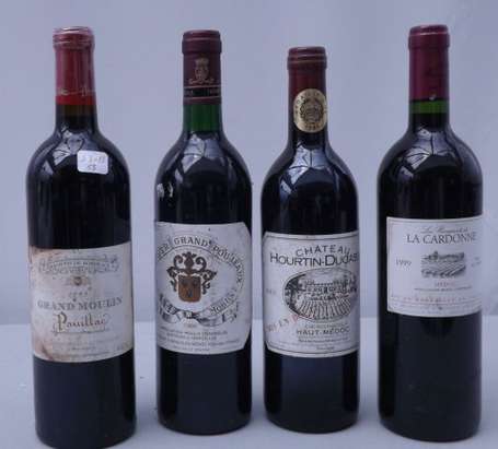 4 Bt soit 1 Grand Moulin Pauillac 1999, 1 Les 