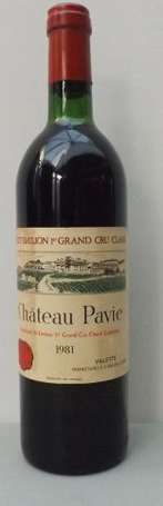 1 Bt Château Pavie 1981 Saint Emilion 1er Grand 