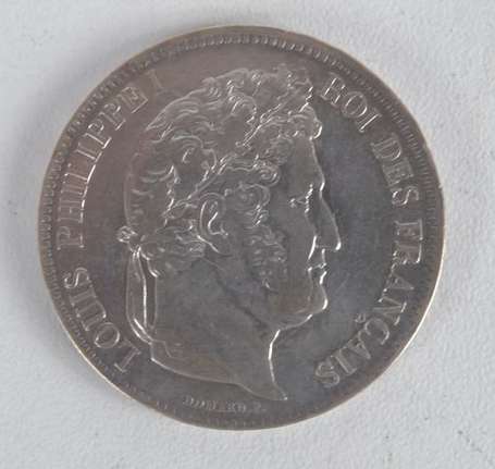 Ecu en argent 5Frs Louis Philippe 2ème type 