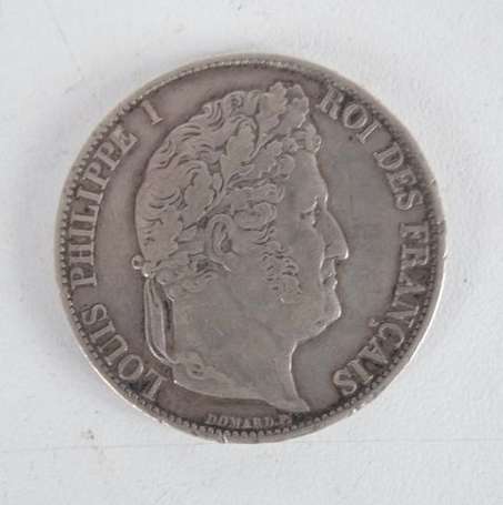 Ecu en argent 5Frs Louis Philippe 3ème type 