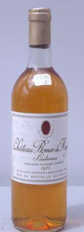 1 Bt Château Romer du Hayot Sauternes 1985