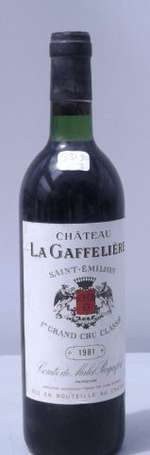 1 Bt Château La Gaffelière Saint Emilion 1981