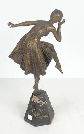 CHIPARUS Dimitri (1886-1947) Danseuse faisant une 