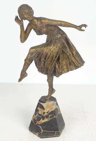 CHIPARUS Dimitri (1886-1947) Danseuse faisant une 