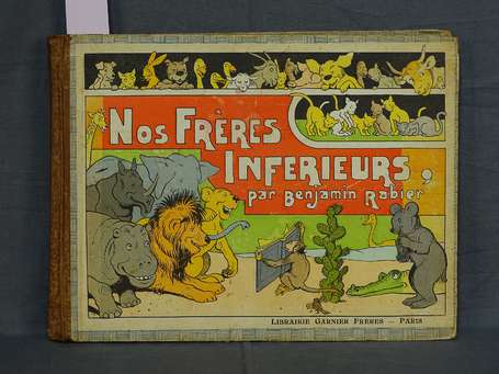 Rabier - Nos frêres inférieurs en réédition de 