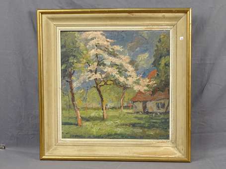 BROECKAERT Herman (1878-1930) - Maison et arbres, 