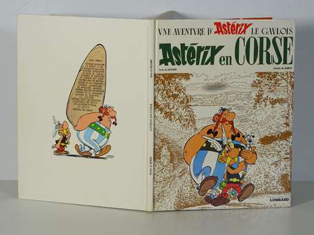 Uderzo : Astérix 20 ; Astérix en Corse en édition 