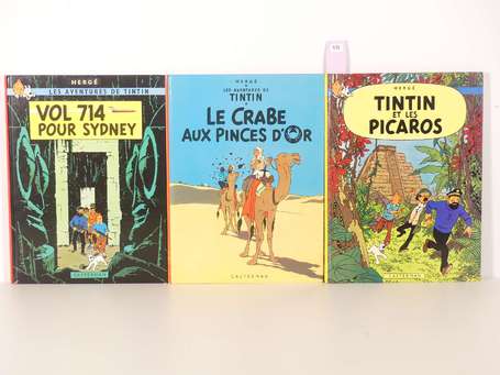 Hergé : 3 albums : Tintin 23 ; Tintin et les 