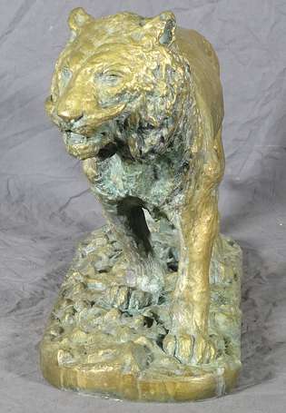 FRATIN Christophe (1801-1864) - Tigre en marche. 