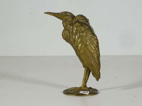 ECOLE MODERNE - Oiseau. Sujet en bronze à patine 