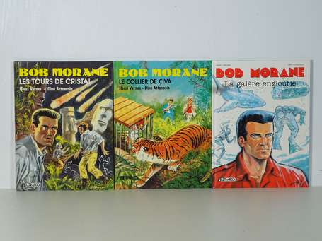 Attanasio : 3 albums : Bob Morane 4, 5 et 10 ; Les