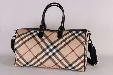 BURBERRY - Sac de voyage 24h en toile enduite 