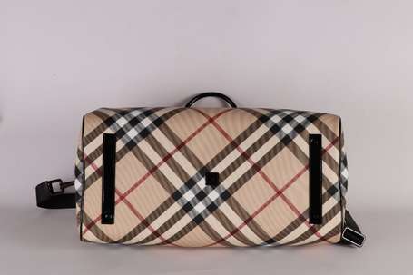 BURBERRY - Sac de voyage 24h en toile enduite 