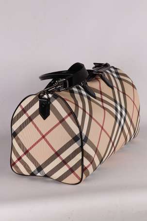 BURBERRY - Sac de voyage 24h en toile enduite 