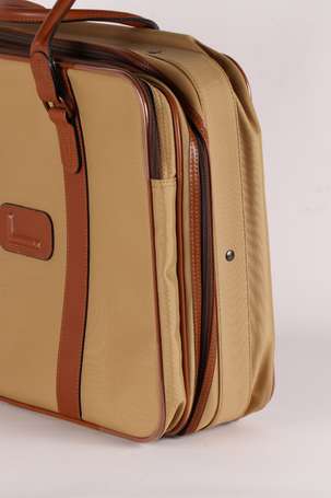 LANCEL - Petite valise en toile camel, les parures