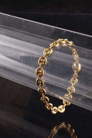 Bracelet en or jaune 18K (750°/00) à maillons 