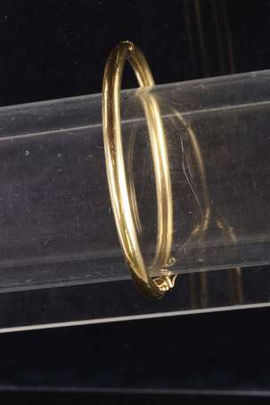 Bracelet jonc en or jaune 18K (750°/00), le 