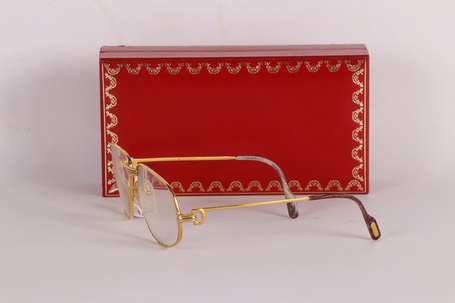 CARTIER - Paire de lunettes de vue à monture de 