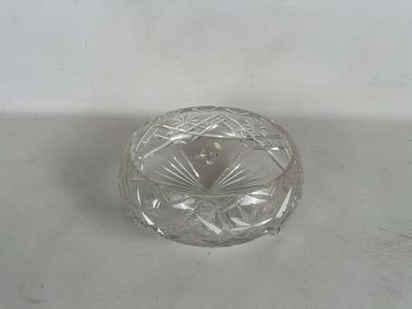 SILESIE -Lot de 5 coupes et coupelles en cristal 