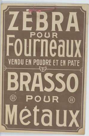 BRASSO pour Métaux / Zébra : Panonceau 