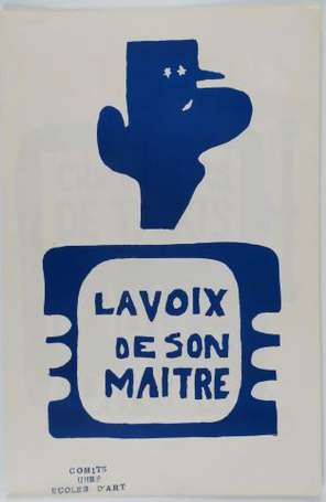 MAI 68 - Lot de 4 affiches (32x48 cm) : La voix de