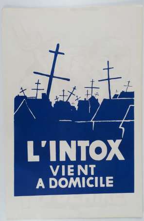 MAI 68 - Lot de 4 affiches (32x48 cm) : L'intox 