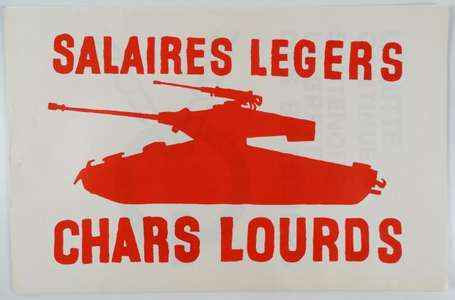 MAI 68 - Lot de 4 affiches (32x48 cm) : Salaires 