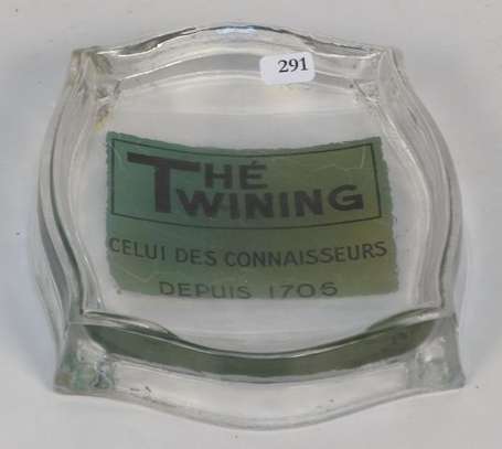 THE TWINING : Passe-monnaie en verre avec un 