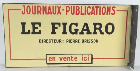 LE FIGARO Journaux - Publication : Plaque émaillée