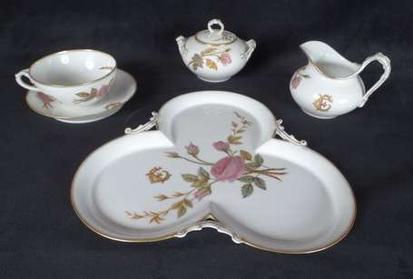 JEAN POUYAT Limoges - Déjeuner en porcelaine à 