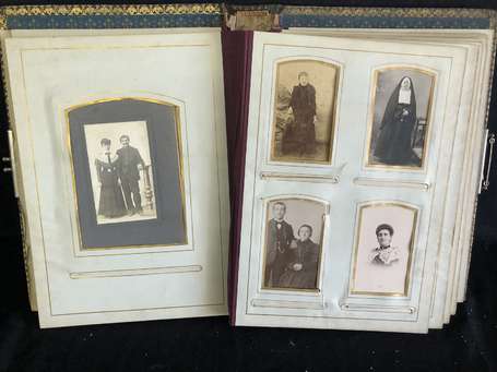 Un album de photos CDV et cabinet