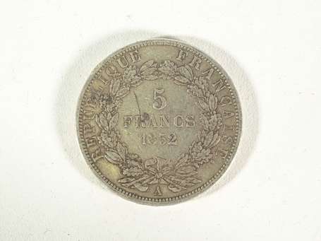 1 pièce de 5 francs argent Louis Napoléon 