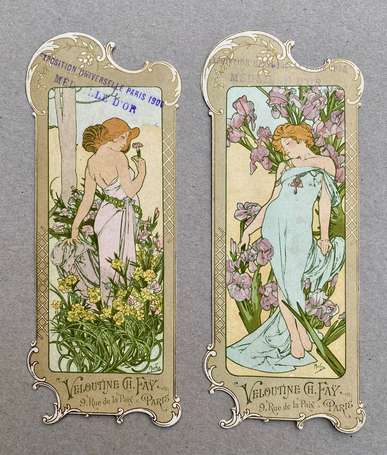 MUCHA Alfons (1860-1939) : VELOUTINE CH. FAY : 2 