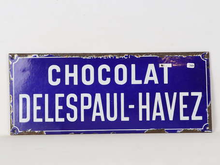 CHOCOLAT DELESPAUL-HAVEZ : Bandeau émaillé. Email 