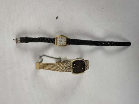 Deux montres de dame Seiko et Lip.