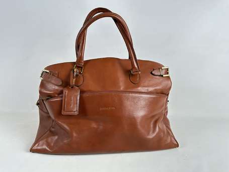 ARTHUR & ASTON - Sac cabas en cuir brun.