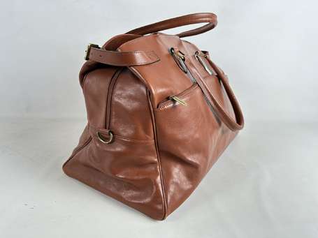 ARTHUR & ASTON - Sac cabas en cuir brun.